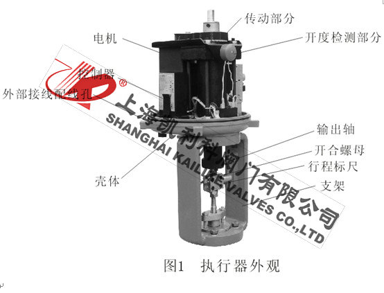 ZZWPE電動溫度調(diào)節(jié)閥執(zhí)行機構(gòu)結(jié)構(gòu)圖